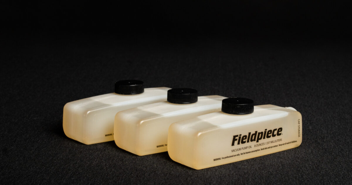 Vacuum Pump Oil 3-Pack | Fieldpiece Europe