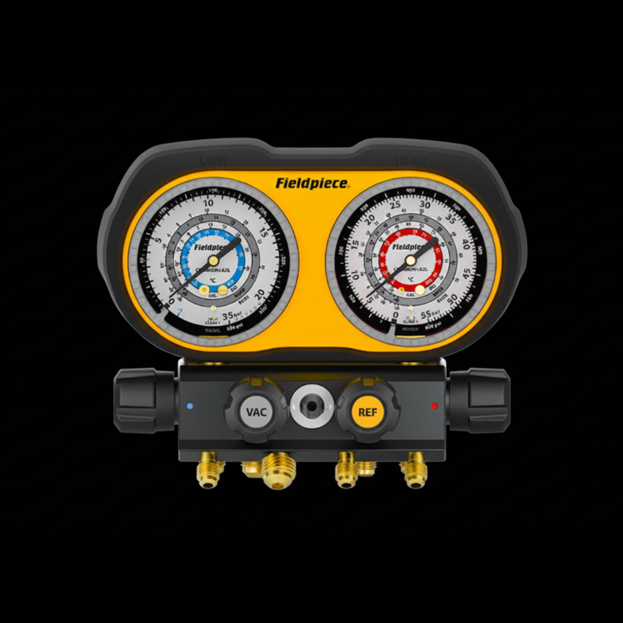 Analogue manifold 4 ports straight 90