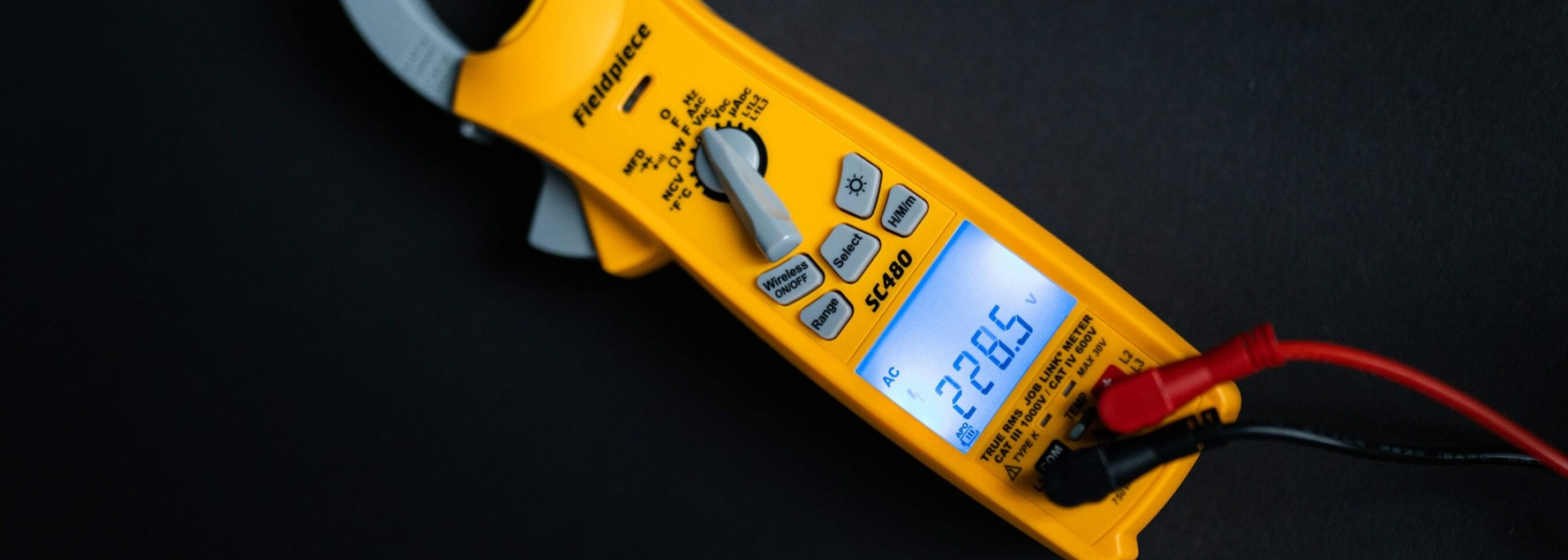 Multimètre numérique pour CVC-R