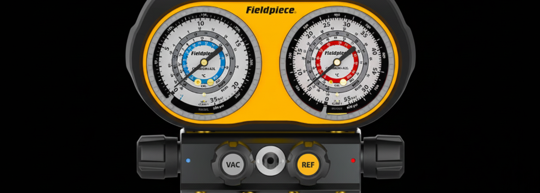 Analogue Manifold on black background straight