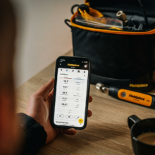 Drahtlose HVACR-Tools, die mit Job Link verbunden sind