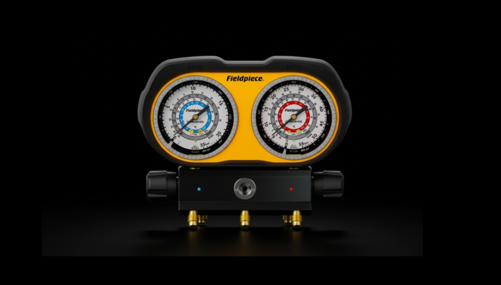 Analogue manifold 3 ports straight 90