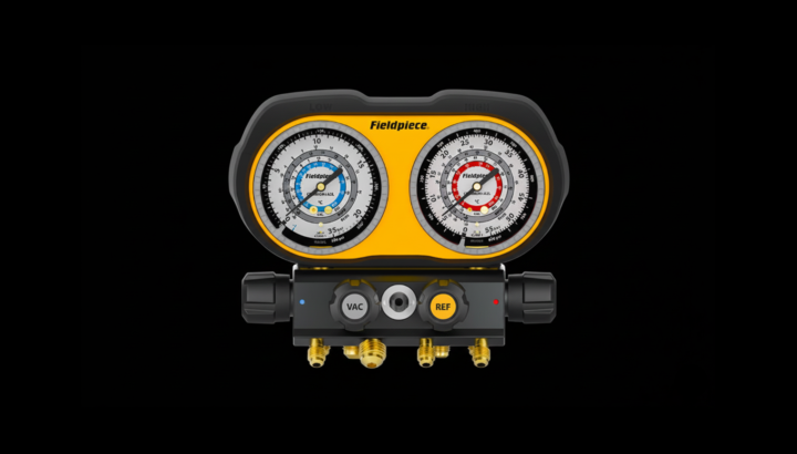 Analogue manifold 4 ports straight 90